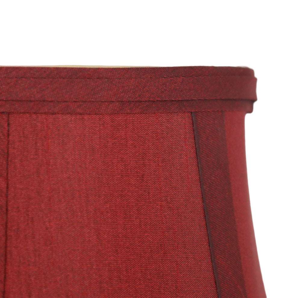 Bell Lamp Shade, 5x9x7", Burgundy, Single