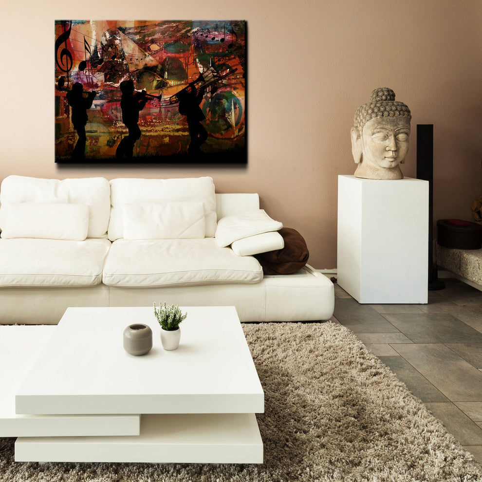 Jazz Trio Canvas Wall Art