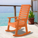 Riverside Rocking Chair, Citrus Orange