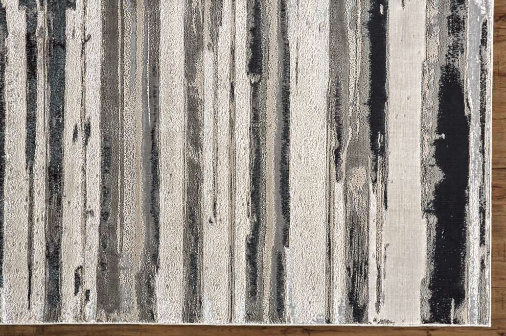 Weave & Wander Orin Rug, Silver, 6'7"x9'6"