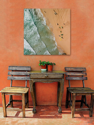 "Trails In The Sand" Print on Canvas by Karolis Janulis