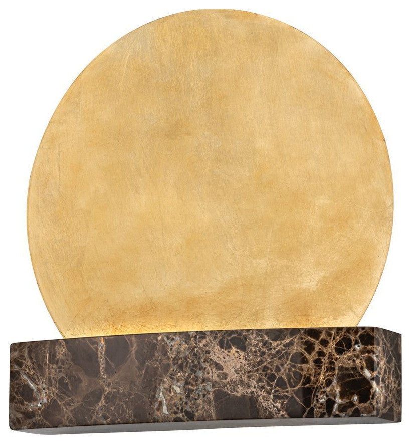 Rune Wall Sconce, Vintage Gold Leaf