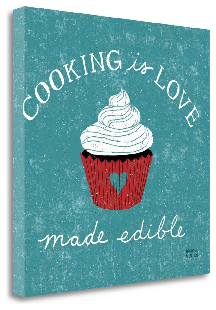 "Cooking Is Love" By Michael Mullan, Giclee Print on Gallery Wrap Canvas
