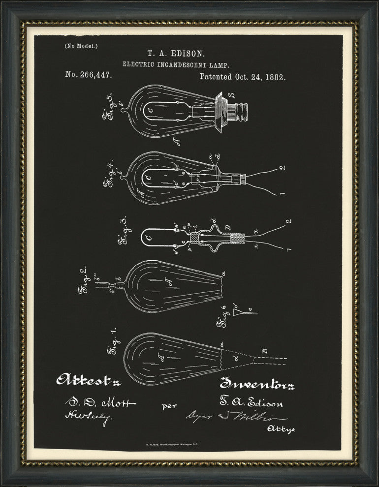Edison Bulbs 4, Giclee Reproduction Artwork