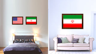 Iran Country Flag Canvas Print, 15"x21"