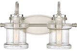 Danbury 2-Light Bath Vanity, Brushed Nickel