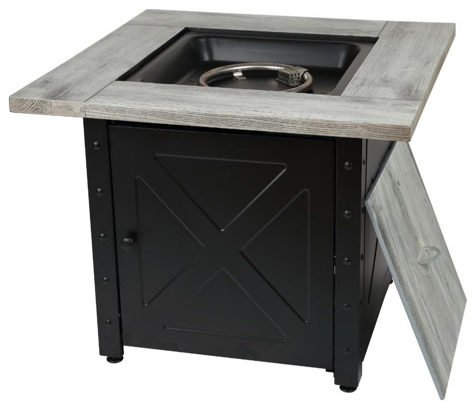 Endless Summer Mason 30" Square LP Fire Pit Table