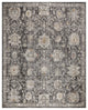 Nourison Oushak Home 7' x 10' Charcoal Vintage Indoor Rug