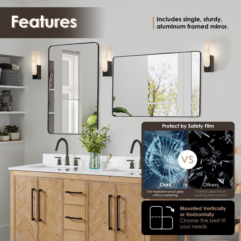 Bellavia Bath Vanity, Weathered Fir, 60", With Mirror