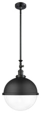 INNOVATIONS LIGHTING 206-BK-HFS-122-BK-LED Hampden 1 Light 12.875 inch Pendant