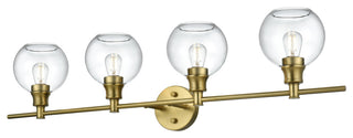 Elegant Lighting LD2322 Collier 4 Light 38"W Vanity Light - Satin Gold