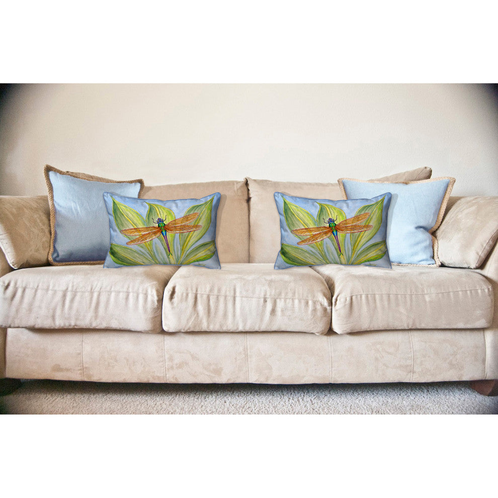 Dick's DragonFly Large Indoor/Outdoor Pillow 16x20