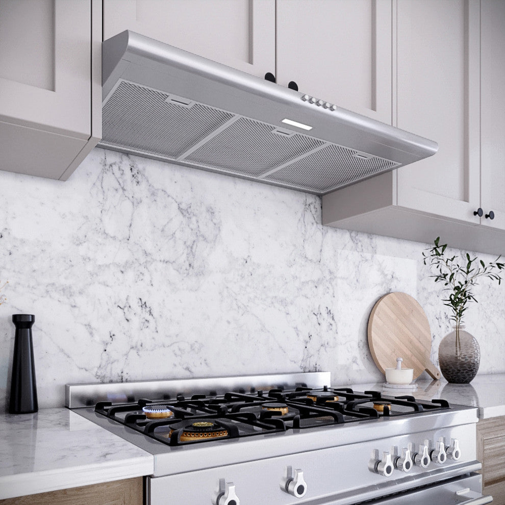 Streamline 36" Tigli Ductless Undermount Range Hood, Stainless Steel