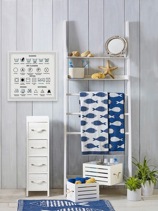 "Washing" Framed Painting Print, 18x18