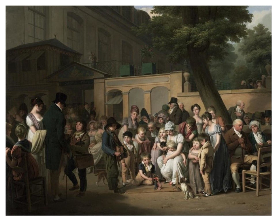 "Entrance to the Jardin Turc" Paper Print by Louis Leopold Boilly, 26"x22"