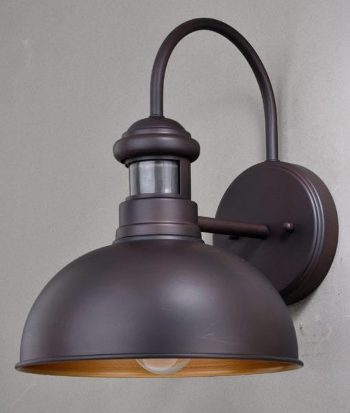 Franklin Motion Sensor Dusk to Dawn Outdoor Wall Light Oil Burnished Bronze