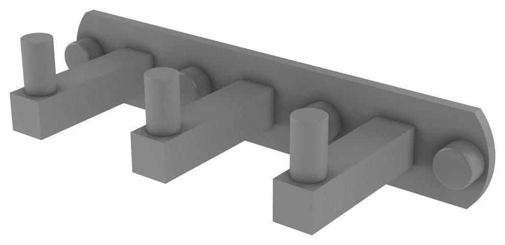 Montero 3 Position Multi Hook, Matte Gray