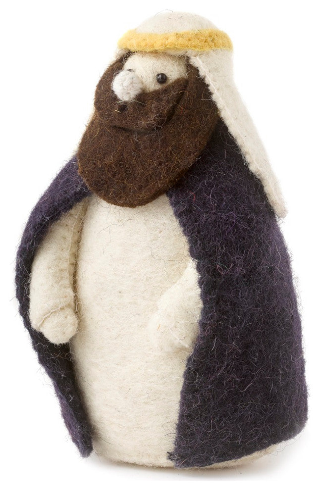 Nativity Scene in Hand Felted Wool