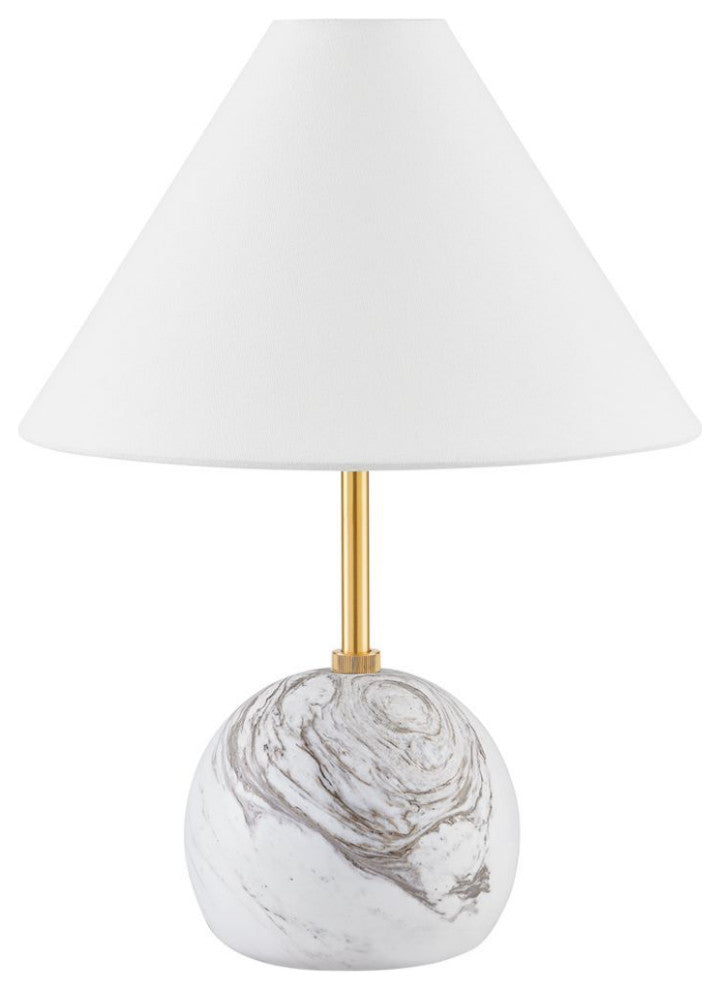 Mitzi Jewel Table Lamp Aged Brass