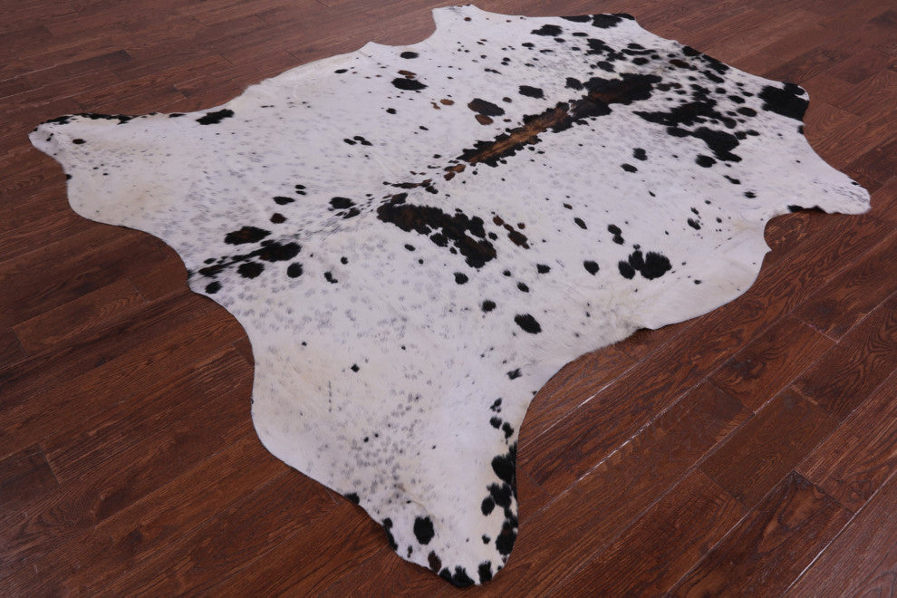 Organic Natural Hair-On Cowhide Area Rug 7' 6" X 7' 3" C1650