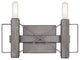 Matteo Lighting W71402WD Two Light Wall Sconce, Wood Grain Finish
