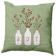 Joy Decorative Throw Pillow, Green, 16"x16"