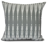 Peace 1, Geometric Print Pillow, Black, 20" x 20"