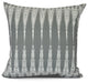 Peace 1, Geometric Print Pillow, Black, 20" x 20"