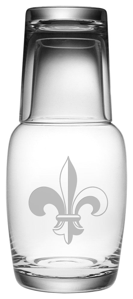 Fleur-De-Lis Night Bottle Set
