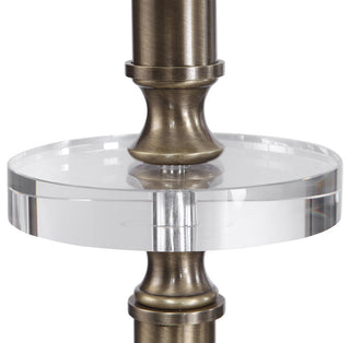 Uttermost Maud Aged Black Floor Lamp