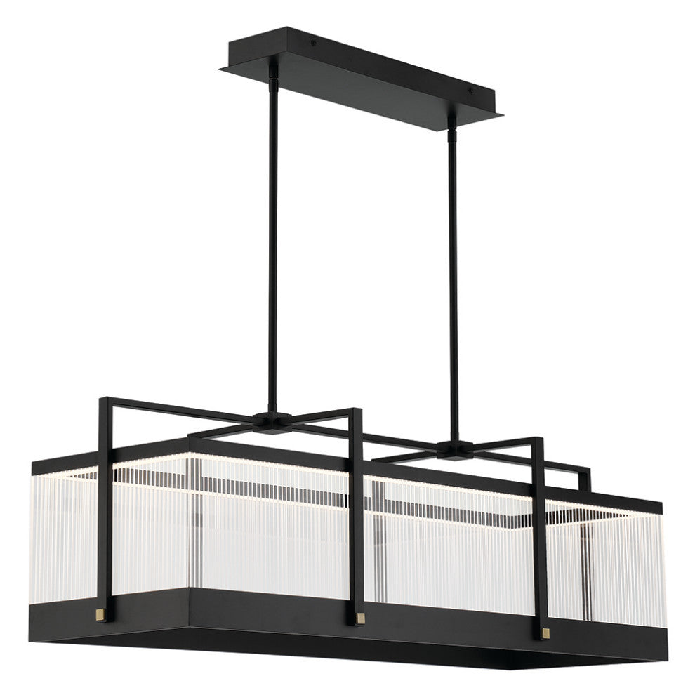 Tye 1-Light Chandelier, Black