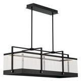 Tye 1-Light Chandelier, Black