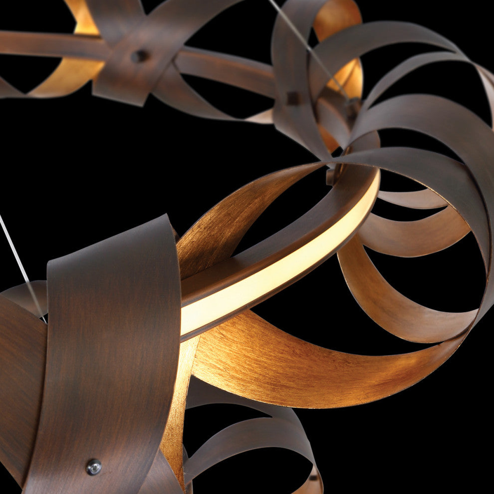 1-Light Industrial Large Chandeliers by Eurofase
