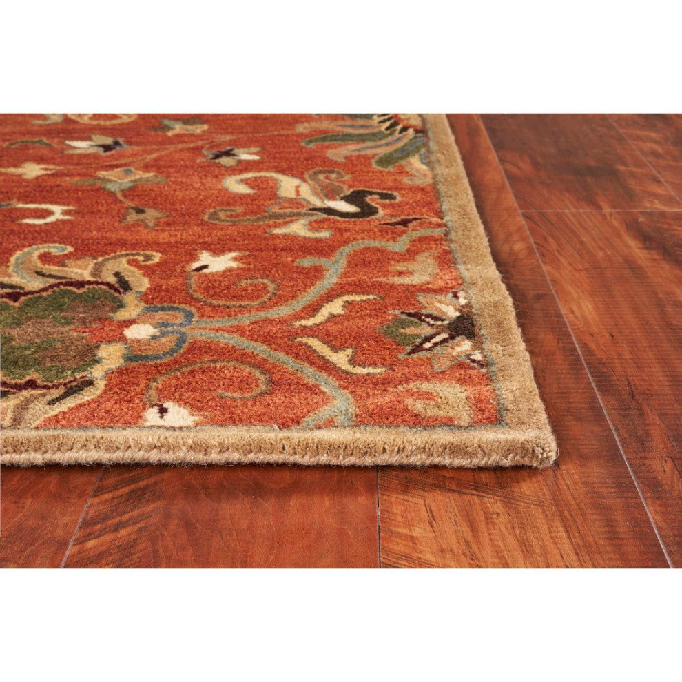 KAS Syriana 6009 Sienna Agra Area Rug, 8'x10'6"