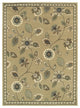 Brayden Traditional Floral Stone/Blue Area Rug, 9'10"x12'10"