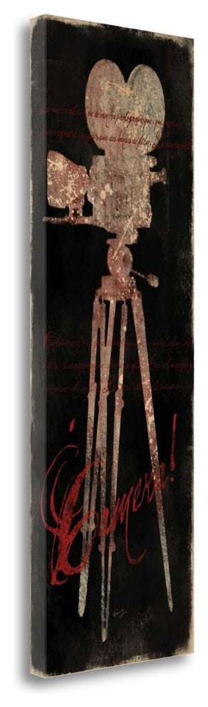 "Cinematographers Dream II - Red" By Eric Yang, Giclee on Gallery Wrap Canvas