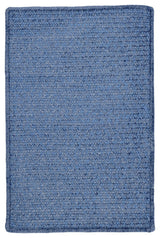 Simple Chenille M501 Petal Blue Kids/Teen Area Rug, Rectangular 5'x8'