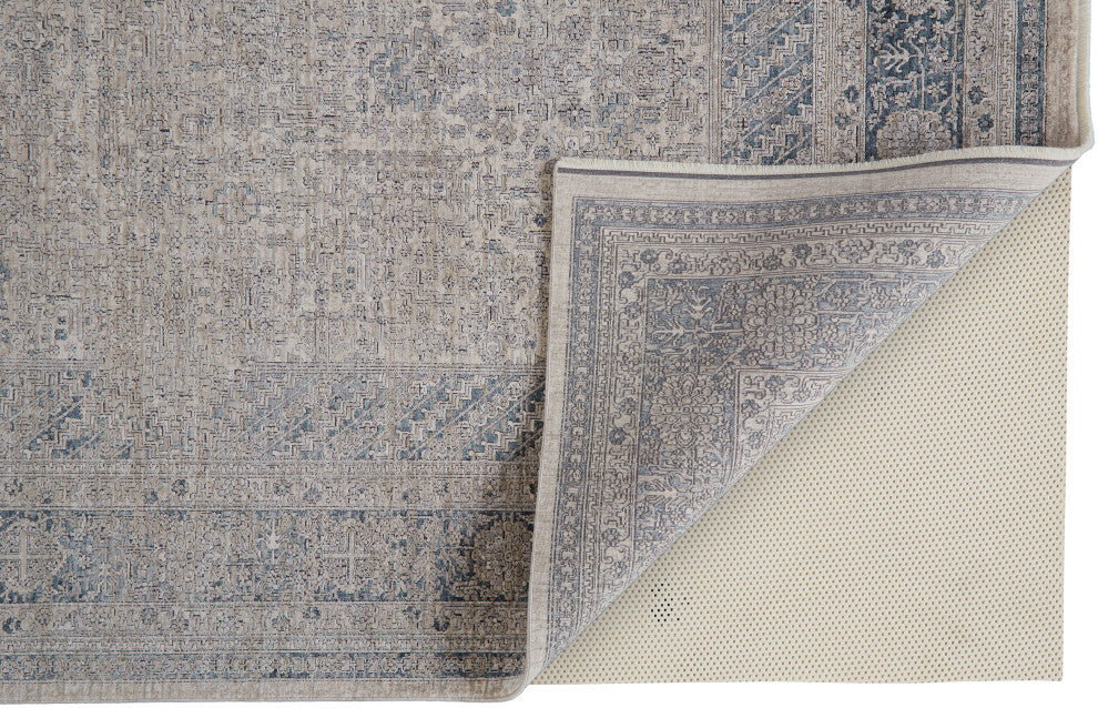 Weave & Wander Gilford Gray 4'x5'3" Power Loomed Area Rug