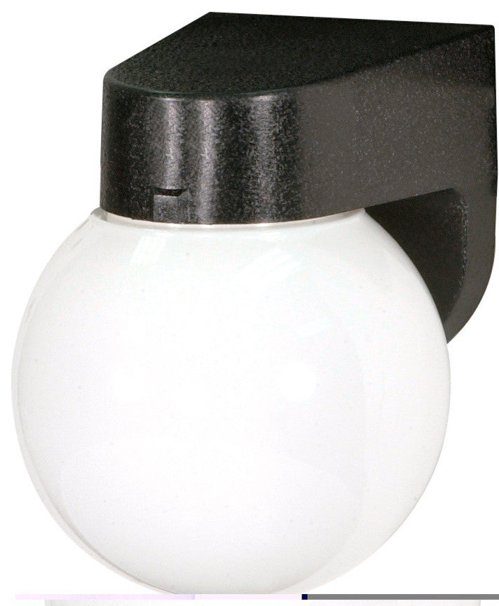 1 Light 6" Porch, Wall Lexan Globe