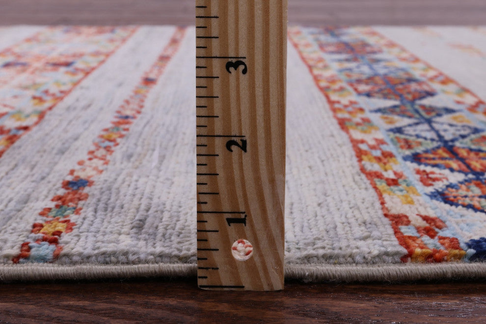 Super Kazak Khorjin Handmade Runner Rug 2' 5" X 7' 9" Q11029