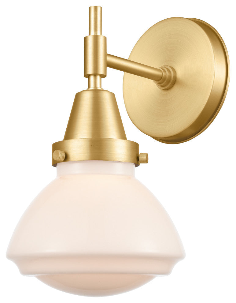Innovations 447-1W-SG-G321 1-Light Sconce, Satin Gold
