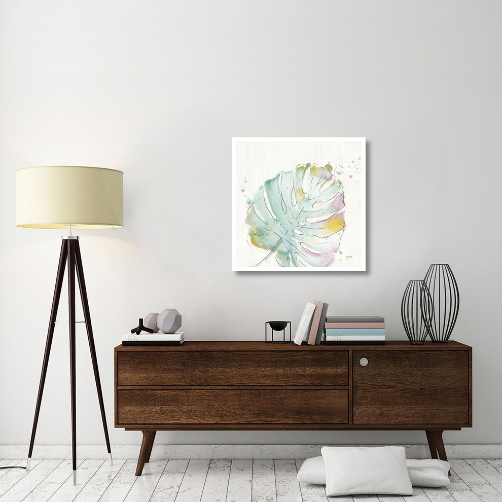 "Palm Passion IV no Words" Digital Paper Print by Anne Tavoletti, 32"x32"