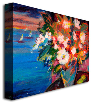 'By the Water' Canvas Art by Sheila Golden