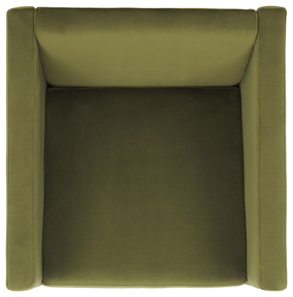 Safavieh Ylva Accent Chair, Olive Green