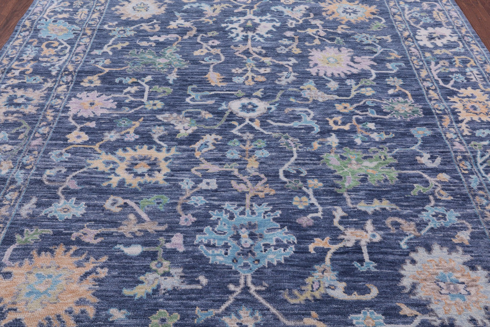 8' 1" X 9' 6" Turkish Oushak Handmade Wool Rug - Q13296
