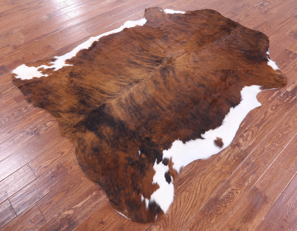 6' 11" X 5' 8" Natural Cowhide Rug C2359