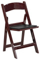 Folding Tables and Chairs, "Canberra" Comfy Portable Chair, Mahogany