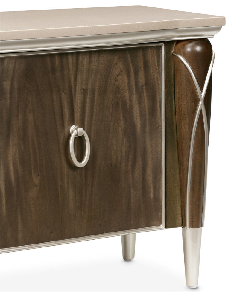 Villa Cherie Media Cabinet - Hazelnut