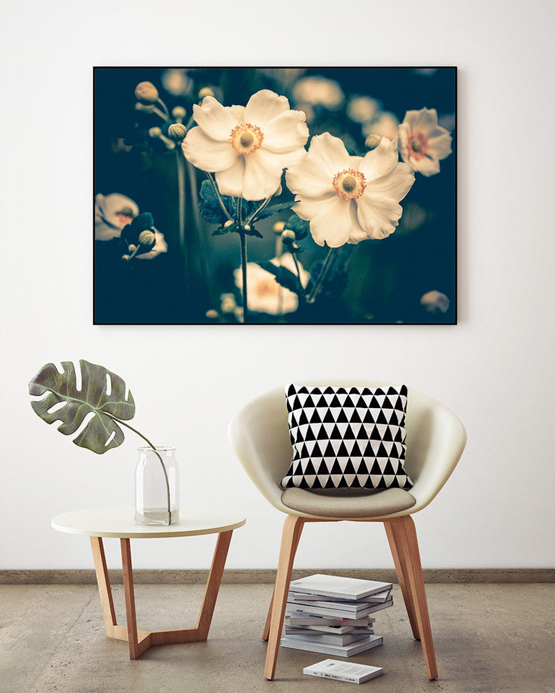 "Dogwood" Art block Framed Canvas, 20"x16"