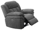 Pillow Top Arm Power Recliner, Charcoal